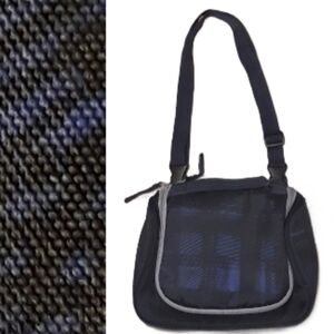 GapKids Blue Plaid Lunch Bag with Shoulder Strap - 7" H x 10" W x 4" D Bag